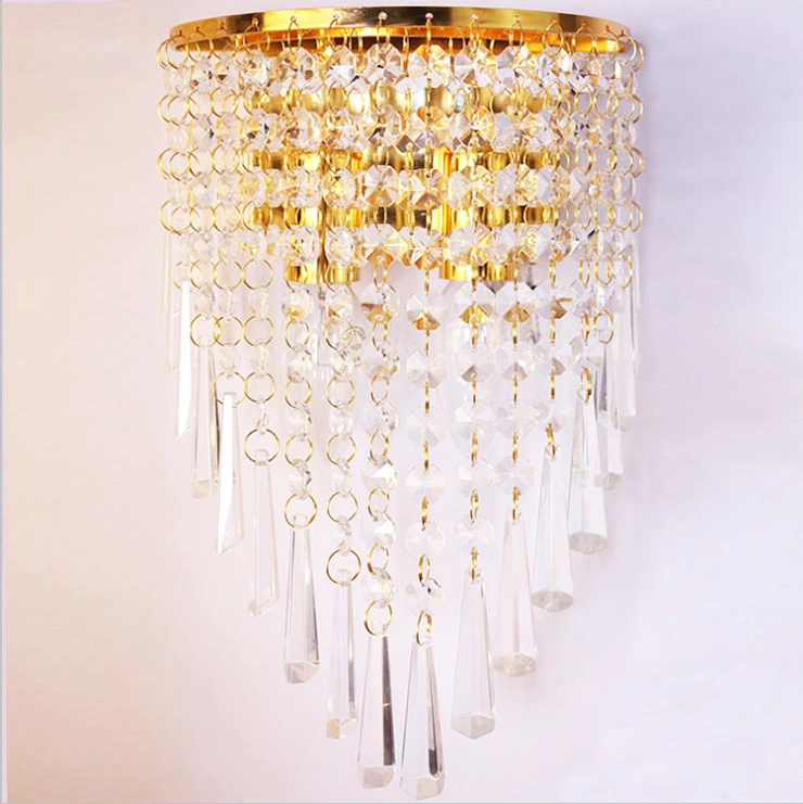 Modern Crystal Vanity Wall Light Fixture LED Bathroom Wall Lamp Corridor Sconce