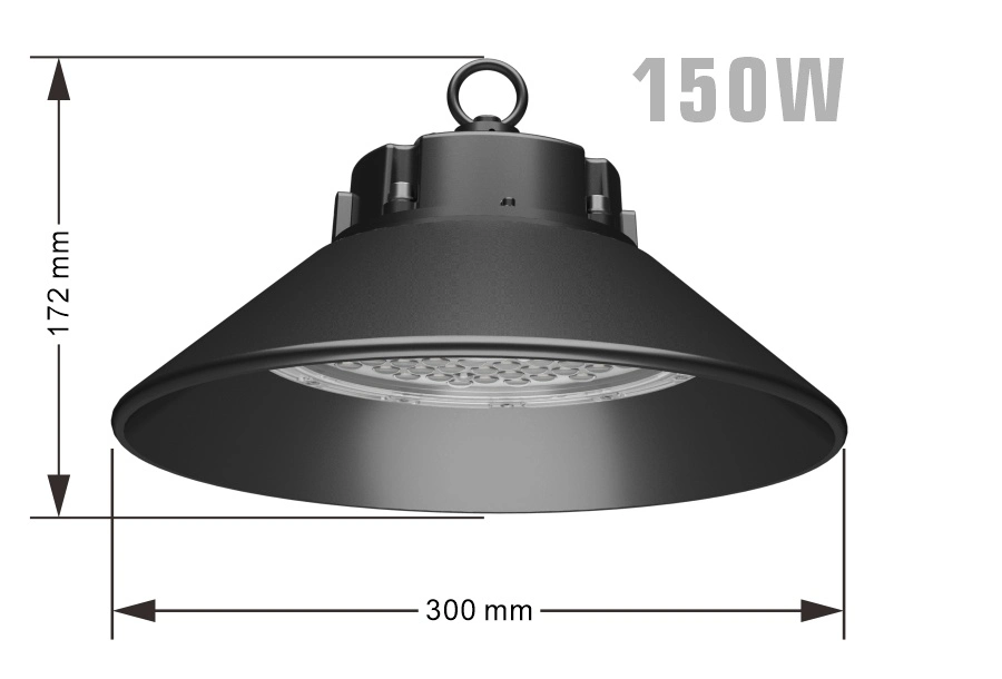 Dustproof 150W UFO LED Highbay Light Lamp Good Price Industrial 150W 120W 150 W Watt UFO LED Highbay High Bay Lighting for Industry Warehouse Exhibition