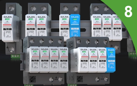 3p 1500V Surge Protective Device DC 40ka PV SPD Power Electric Surge Protector Surge Protection