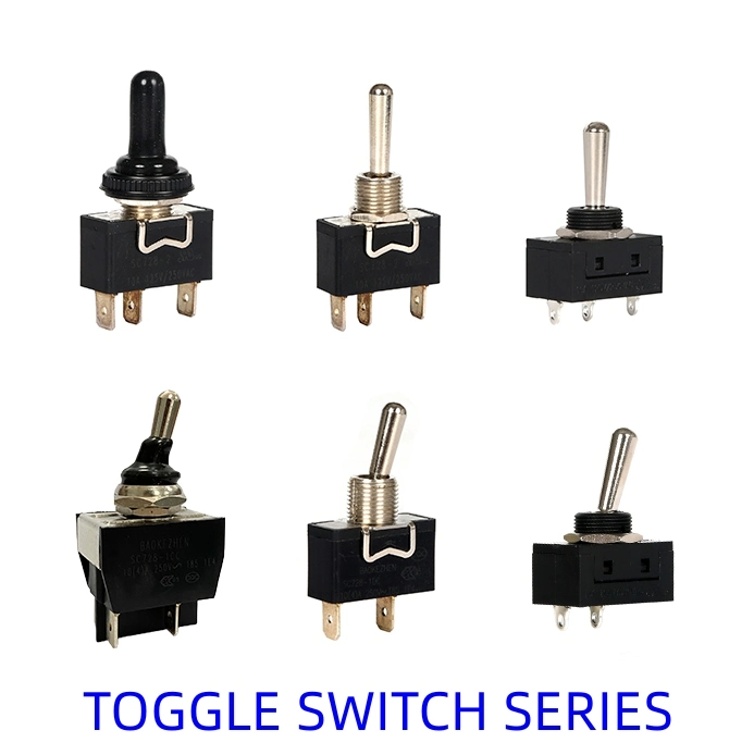 Sc797 Double Pole 15 (3) a 250V Red Green on-off on-on Coffee Machine Rocker Switch