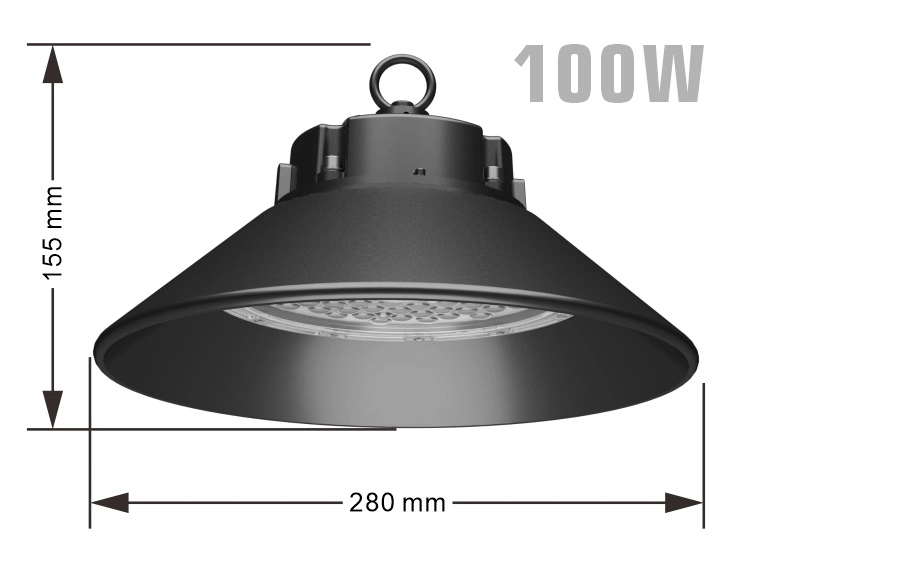 Dustproof 150W UFO LED Highbay Light Lamp Good Price Industrial 150W 120W 150 W Watt UFO LED Highbay High Bay Lighting for Industry Warehouse Exhibition