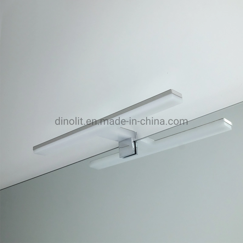 Home Minamulist Design Chrome 220V-240V Stainless Steel+Acrylic 7W Waterproof Bathroom LED Mirror Lighting for Bath Furniture/Cabinet/Mirror Frame/Vanity IP44
