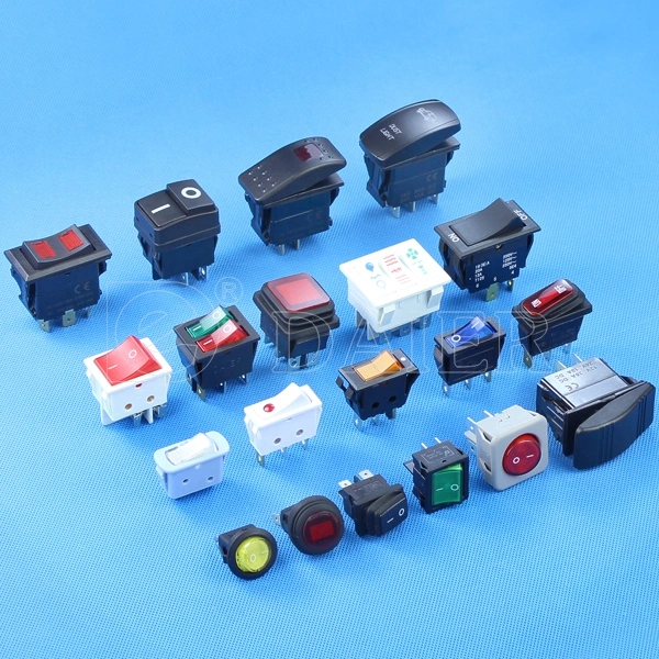 on off 3 Pin Round Illuminated 12V Rocker Switch