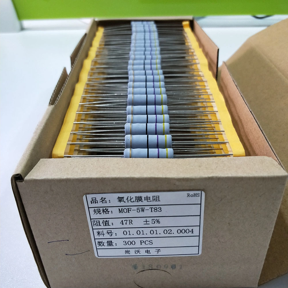 China Manufacturer Factory Direct Sale 5W Metal Oxide Film Resistor