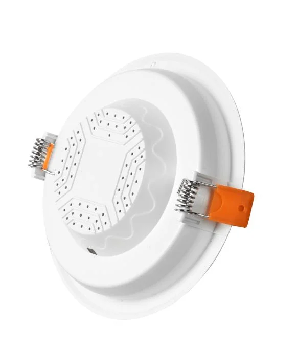 12W Ultra-Thin Embedded Ceiling Lamp with Junction Box Dimmable Airtight Downlight 5000K LED Panel Lamp