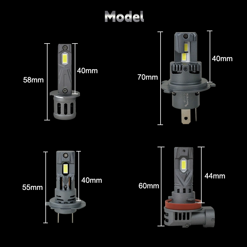 Evitek Plug and Play 60W 6000lm Car LED Headlight Bulb H7 H11 9005 Car LED Lighting Bulb