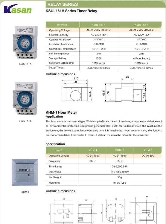 Ahc Weekly Programmable Electronic Digital Timer Switch (16A 250VAC)