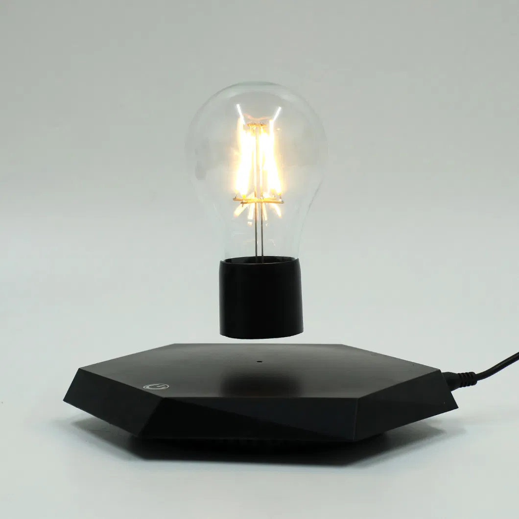 360 Rotating Magnetic Levitation Floating Desk Lamp Lights for Gift Christmas