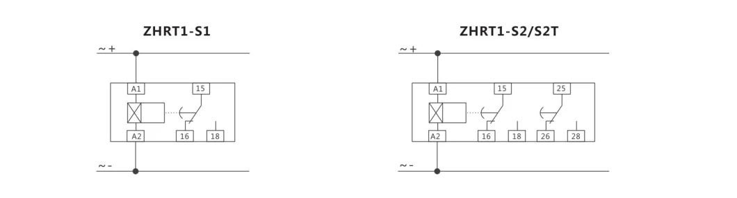 Rated Control Voltage AC220V Switch on or off Timer Delay Relay