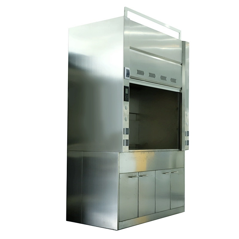 Pharmaceutical Factory Metallic Large Open C1d2 Lab Extractor Fume Hood Walkin with Horizontal Open Doors