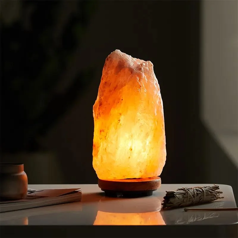 2023 Decorative Orange Stone Natural Air Fresher Sauna Himalayan Salt Lamp