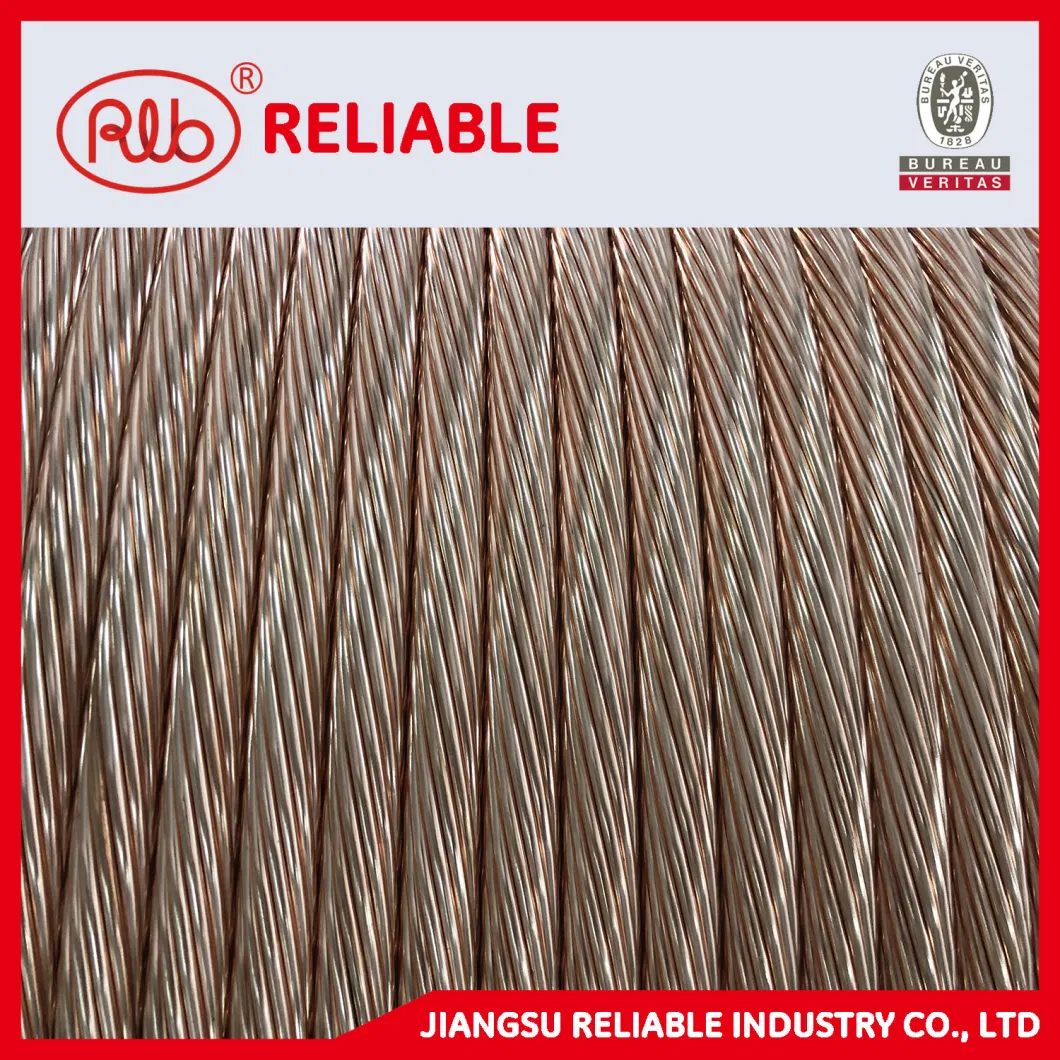 16 ~300mm2 Single Core Copper Clad Steel Strand Wire PVC Insulation Cable for Grounding