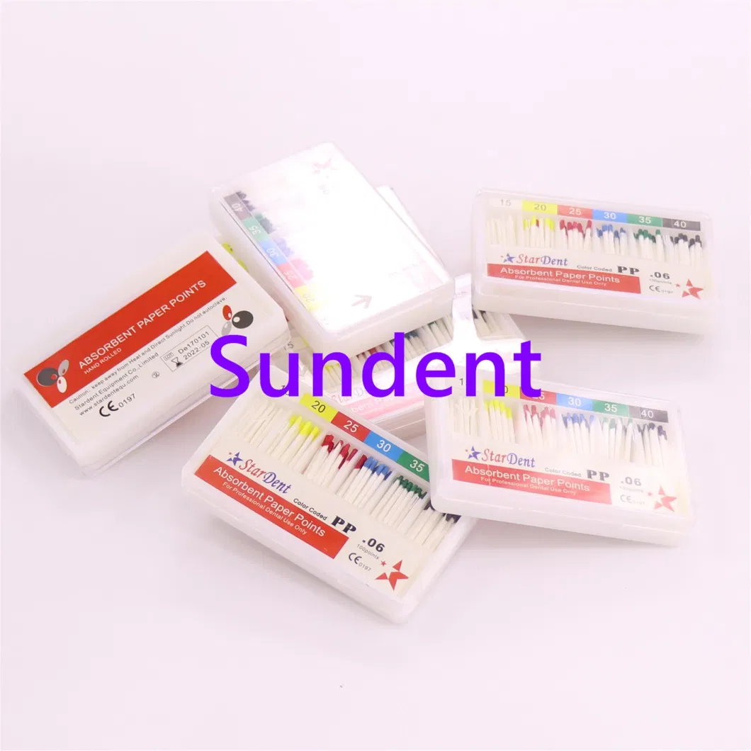 Hot Sale 06% Paper Point Dental Absorbent Paper Points 06 Taper