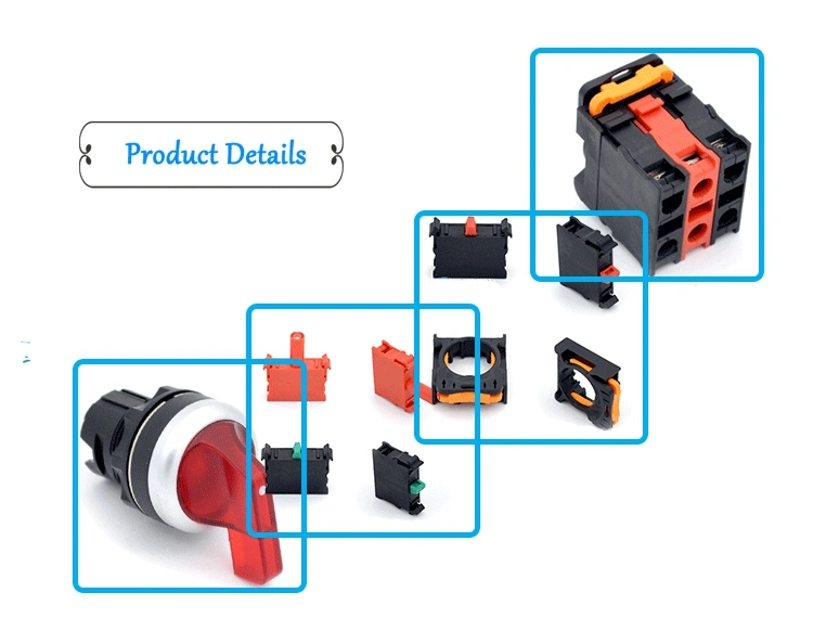 Zhejiang Factory 22mm Rocker Switch Push Button Rotary Switch