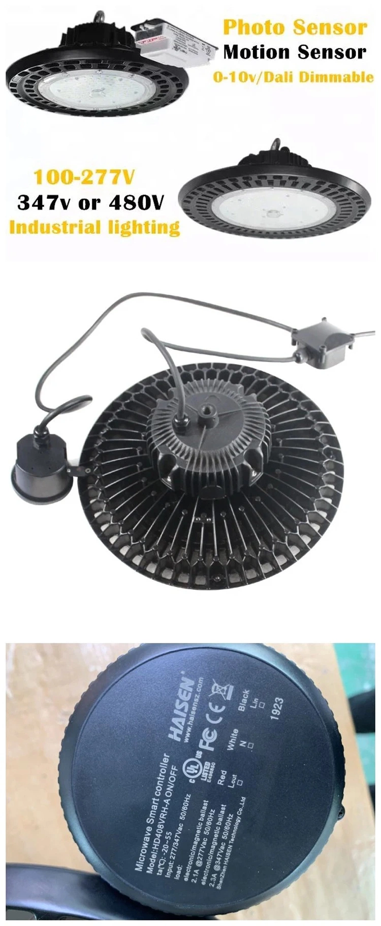 180lm/W 100-250W IP65 High Power LED Explosion Proof High Bay Lighting for Indoor Industrial Workshop Warehouse