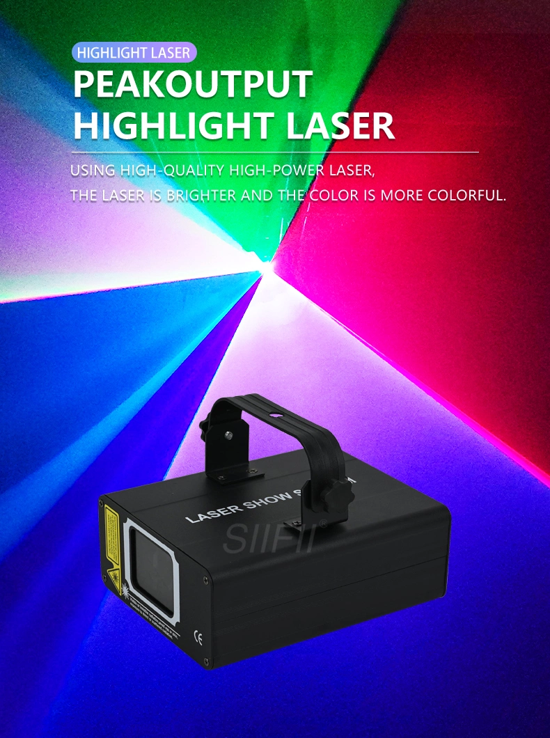 RGB Red Green Blue Full Color Scan DJ Light Laser Disco Light DMX512 PRO DJ Party KTV Bar Show Stage Lighting