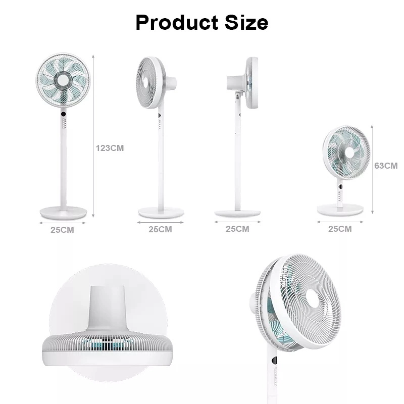 Electric Rechargeable with Remote 16 Inch Commercial Stand Fan