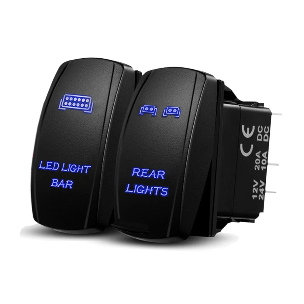 LED Light Bar Rocker Switches for UTV Polaris Ranger Rzr