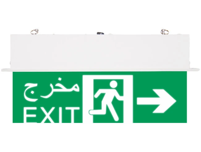 Rechargeable LED Light with Emergency Centralized Monitoring Exit Sign
