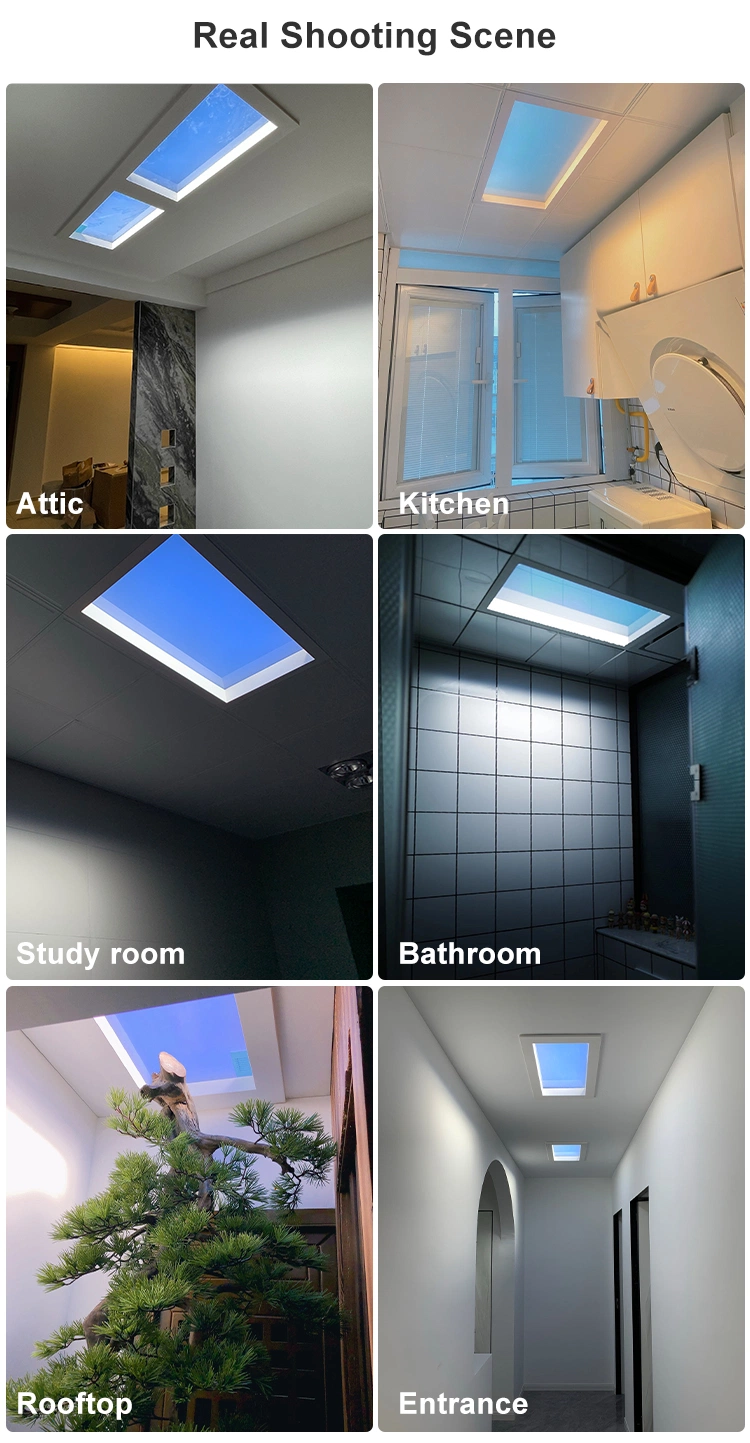 House Lighting Ceiling Modern Sky Square LED Panel Light