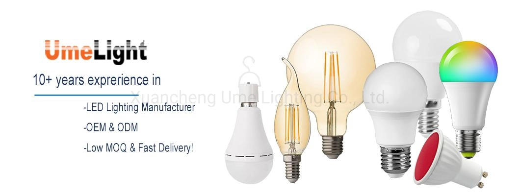 Best A19 9.5W 800lm CE Dimmable LED Bulb for Indoor or Outdoor Lighting Fixtures 3000K Warm White Replacement for The Incandescent Light Bulbs Cheap Price Lamp