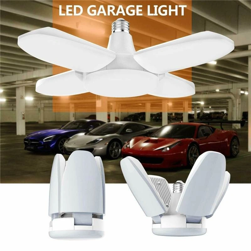 4 Blade Super Bright LED Folding Shop Work Ceiling Light