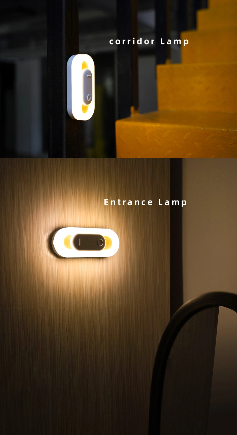 Modern Smart LED Motion Sensor Night Light by USD Charging