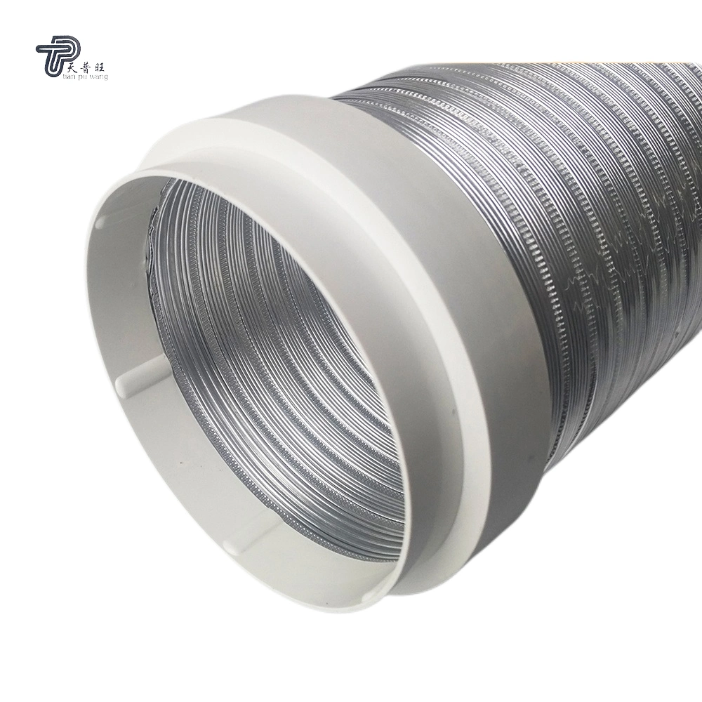 Flexible Ventilation Ducting Tube Semi-Rigid Aluminum Air Duct for Range Hood