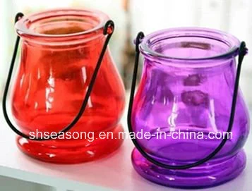 Glass Candle Holder / Glass Holder for Candle / Candle Jar (SS1302-2)