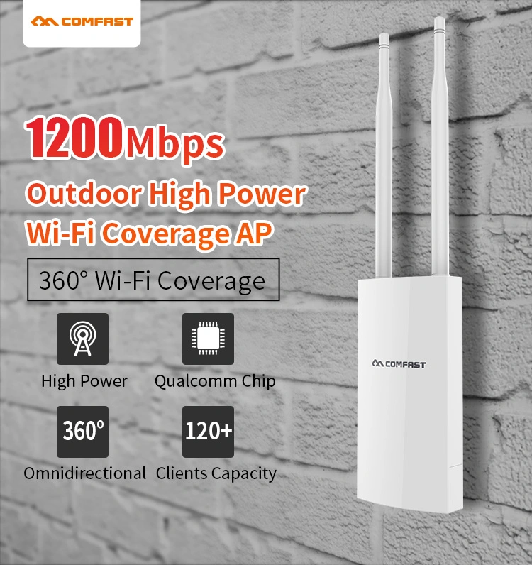 Hot Sale CF-Ew72 1200Mbps Dual-Band Qca9531+Qca9886 5dBi WiFi Outdoor Wireless Long-Range Ap Networking Equipment Access Point