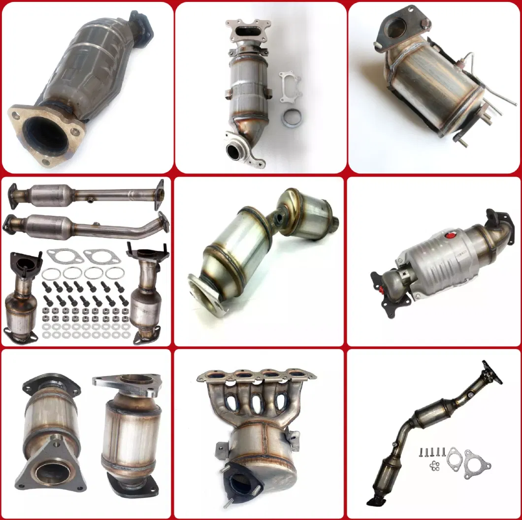 High Quality Wholesales Universal Three Way Catalytic Converter for Cars with OBD/Euor 2/3/4/5 Standards