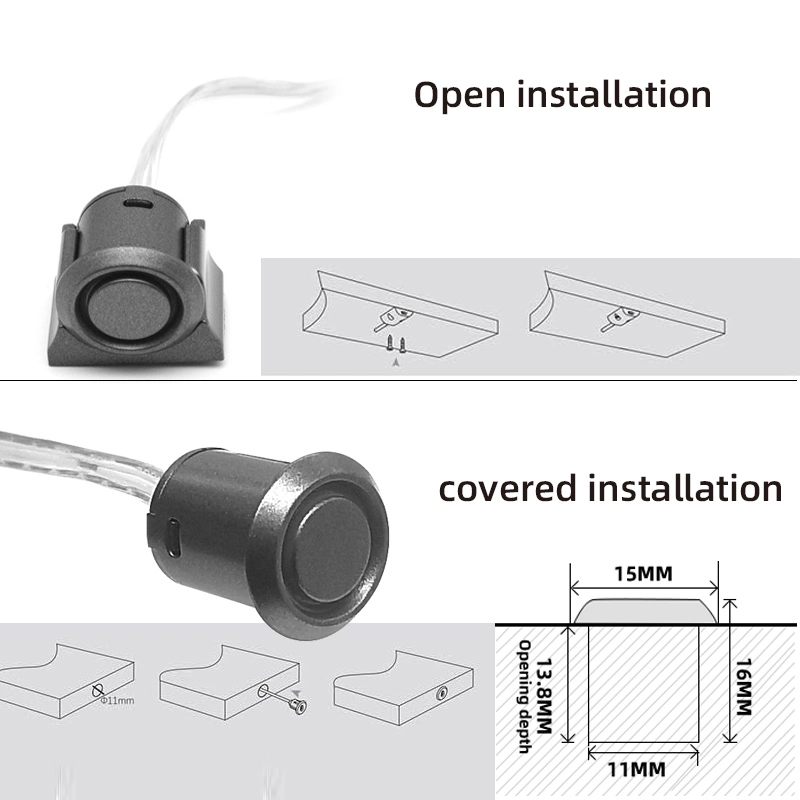 Pluggable Design Replaceable Dimmer Touch Switch Suitable for Cabinet Lights, Wardrobe Lights