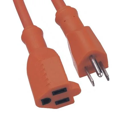 Heavy Duty Outdoor 15A 125V Us Power Extension Cord