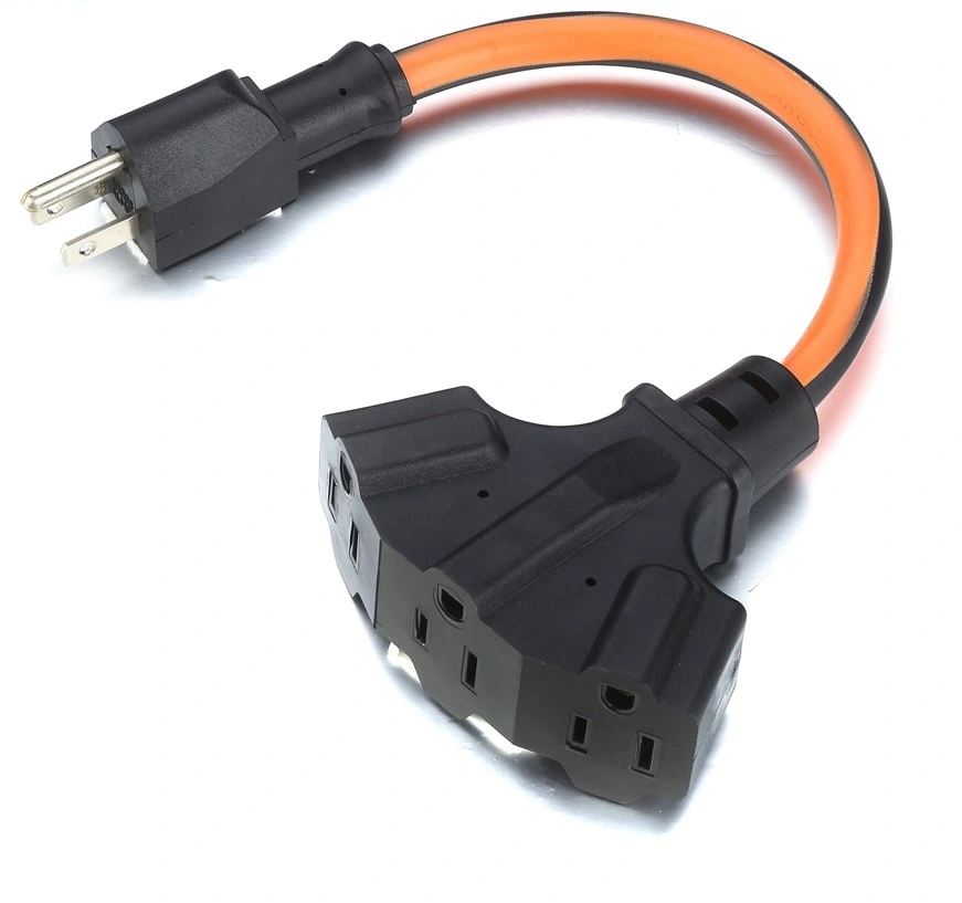 Heavy Duty Outdoor 15A 125V Us Power Extension Cord