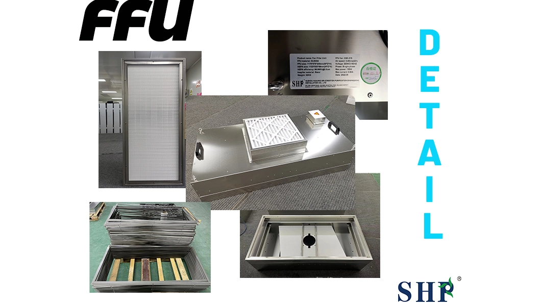 Cleanroom FFU Laminar Air Flow Hood HEPA Fan Filter Unit FFU