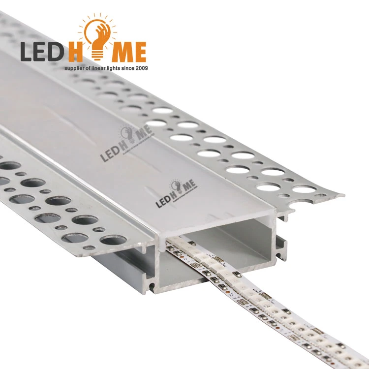 Aluminum Linear Lighting Rimless LED Linear with Flexible Strip Surface/Recessed