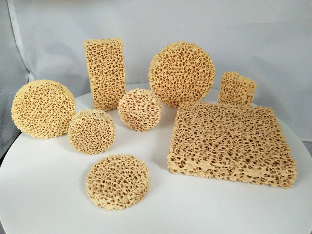 Zirconia/Zro2/Zirconium Oxide Ceramic Foam Filter 1700 C for Carbon Steel, Steel Alloy and Stainless Steel Casting and Foundry