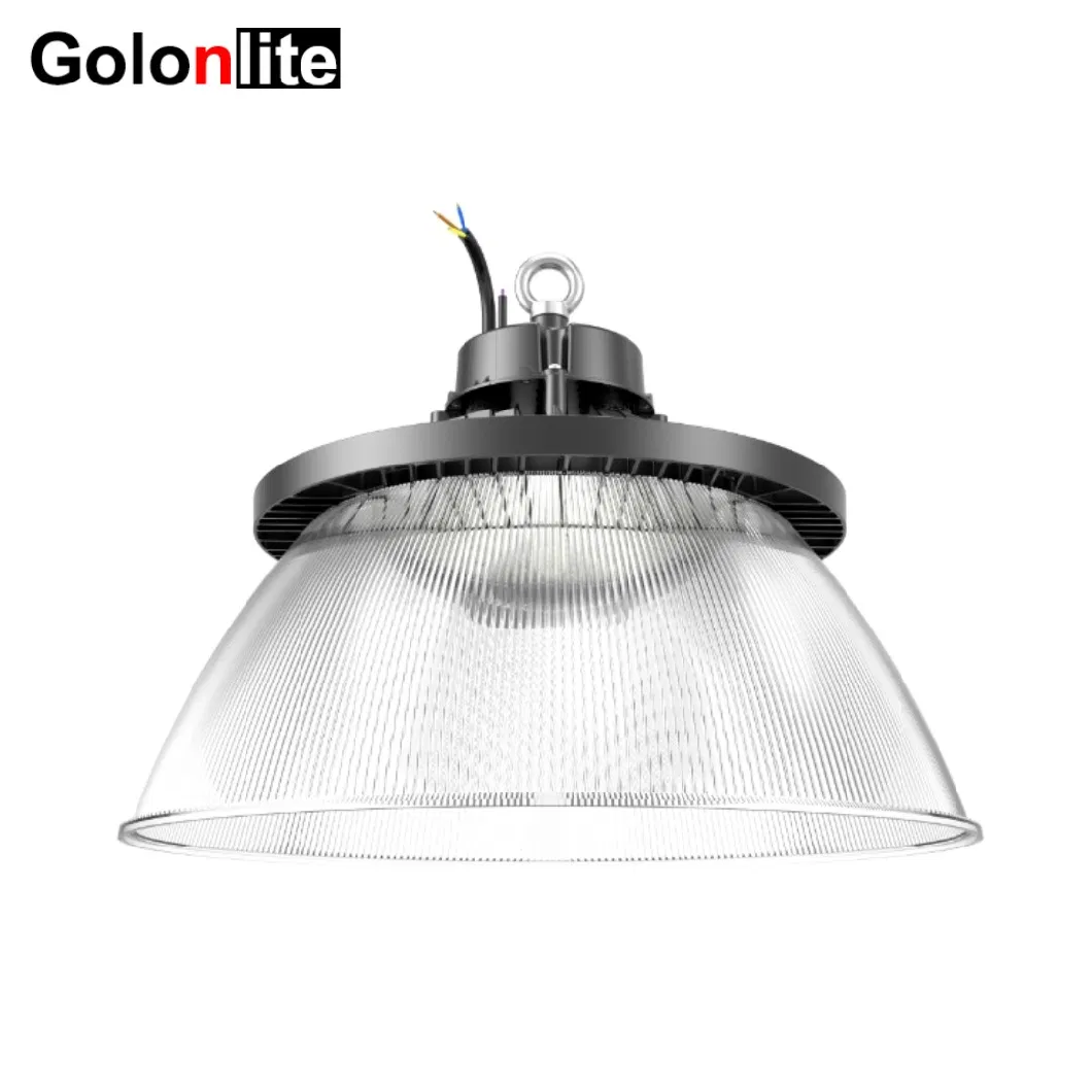 190lm/W Sensor Dimmable Store Gym Showroom Factory Workshop Warehouse LED Industrial Lighting Low Bay Lamp 300W 240W 100W 150W 200W UFO LED High Bay Light