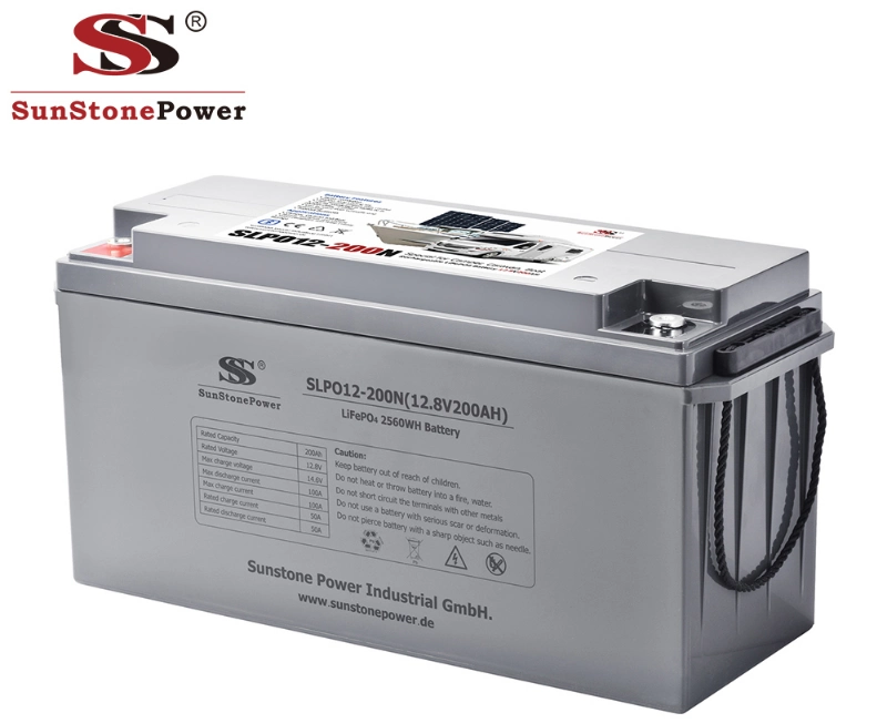 12V LiFePO4 Batteries 12V 200ah Lithium Solar Storage Deep Cycle Battery