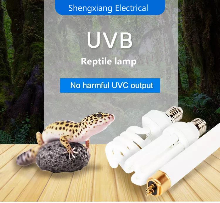 Compact Fluorescent Lamp 26W Reptile Daylight UVB Lamp 5.0 10.0 15.0 Spiral Bulb for Tortoise Reptile for Sell