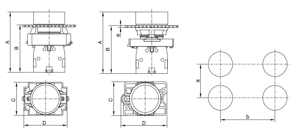 Delixi Electric Industrial Remote Control Widely Used Superior Quality Pushbutton Switch (LAY5S)