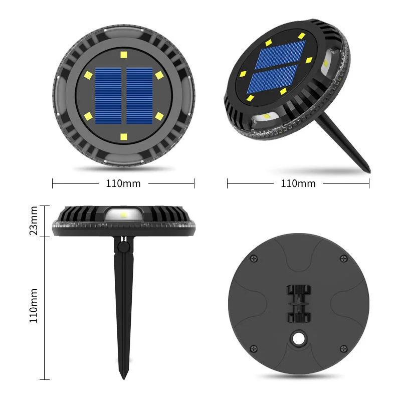 New Design Outdoor Waterproof Solar LED Garden Stick Light Garden Decoration Buried Lamp Lawn Landscape Ambient Lighting