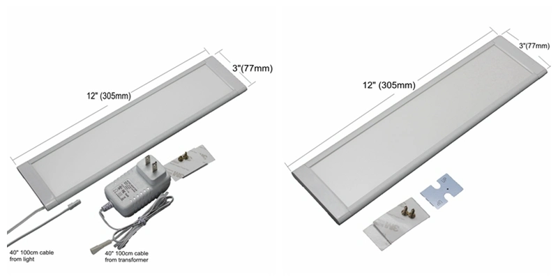DC12V Slim Panel Light Touch Dimming Kitchen LED Cabinet Lighting