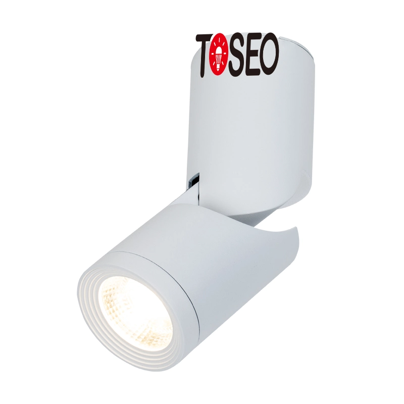 Foldable Surface Mounted Ceiling LED Spotlight COB 10W Long Adjustable Cylindrical Downlight