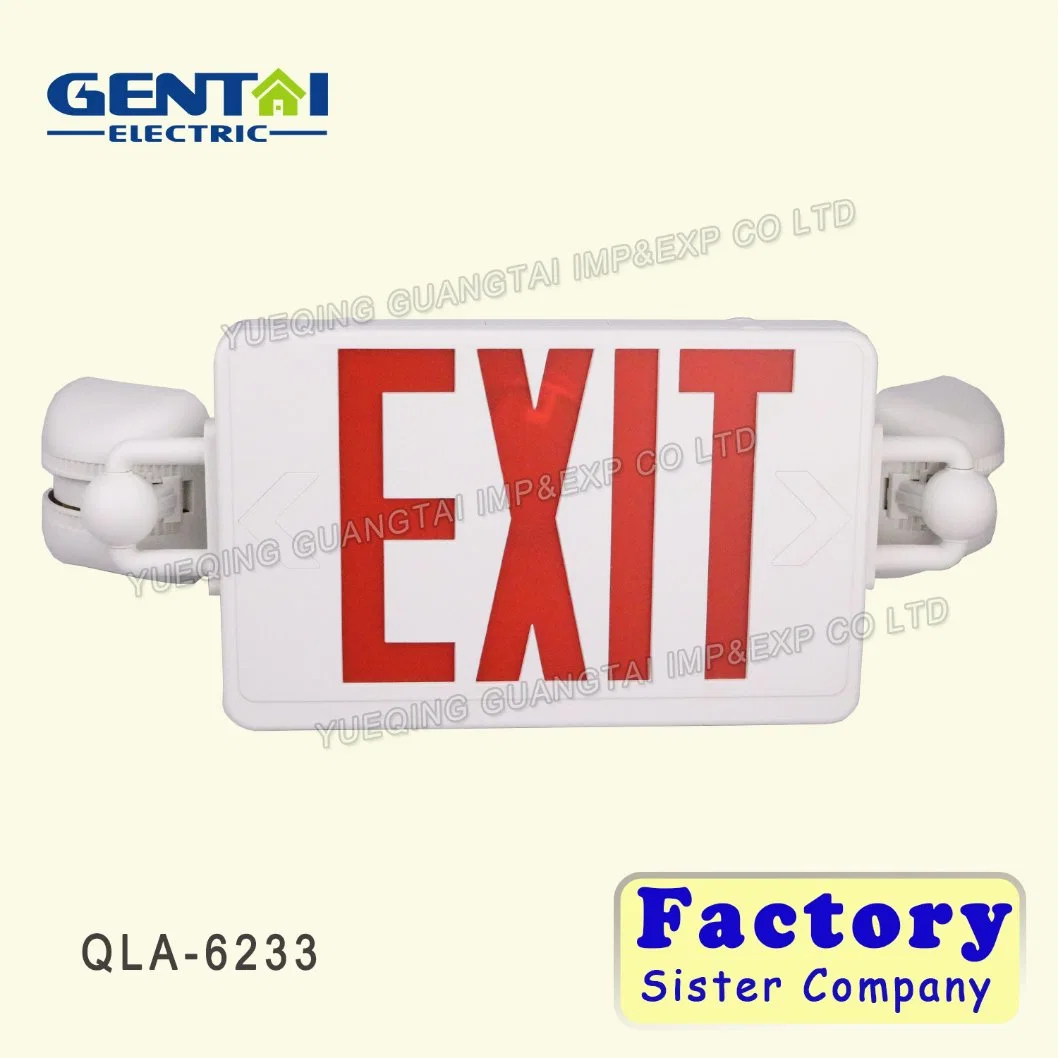 LED Exit&amp; Incandescent Emergency Light 277V LED Emergency Exit Signs