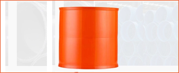 Orange Mpp Electrical Wire/Cable Protection Pipe High Pressure Plastic Conduits