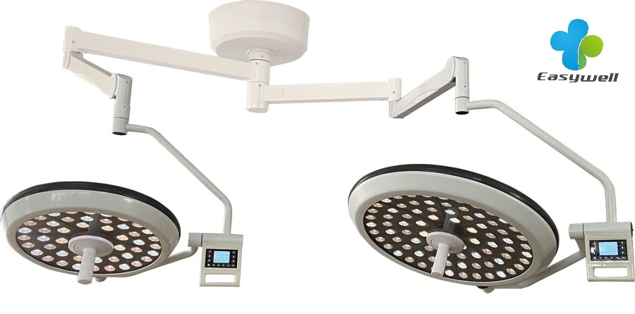 Easywell Directly Manufacturer of Medical Operation Lamp Ks-7050 Dual Head Ceiling Type