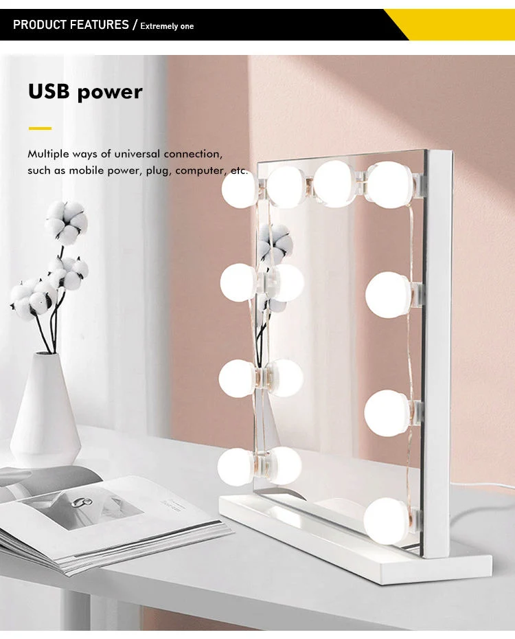 Dimmable LED Makeup Vanity Mirror Lights