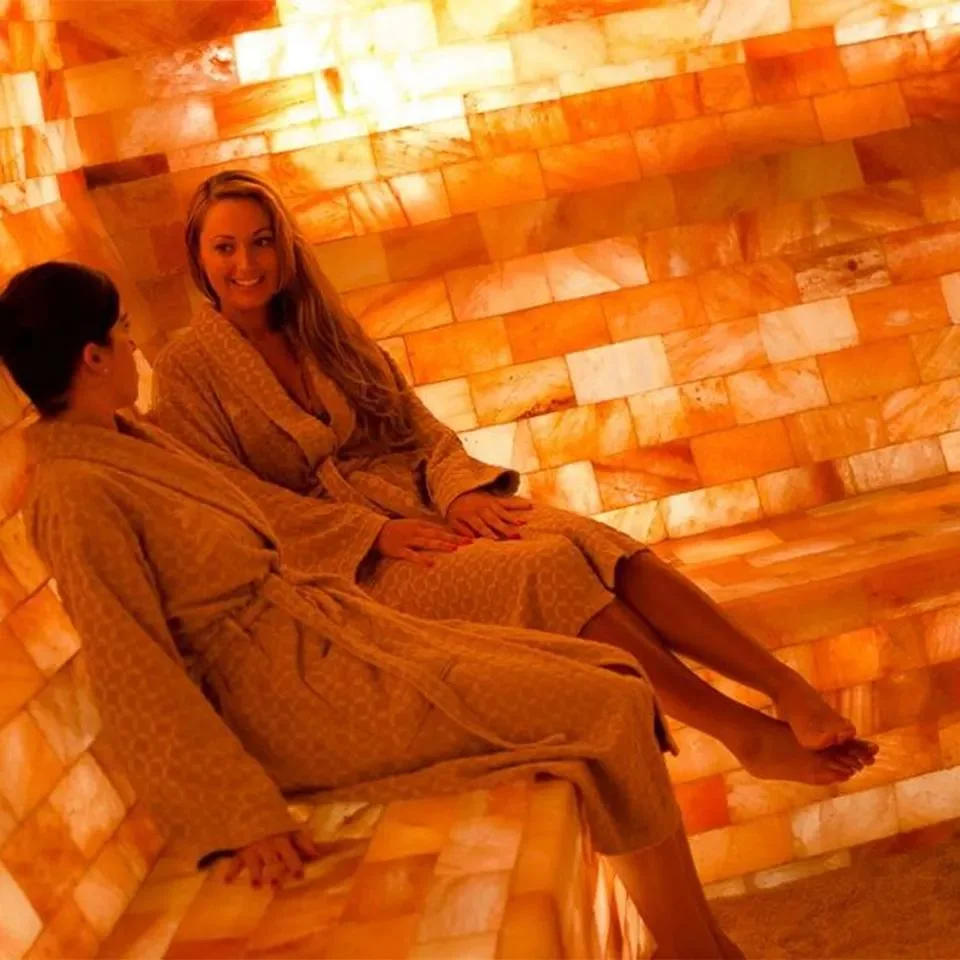 2023 Decorative Orange Stone Natural Air Fresher Sauna Himalayan Salt Lamp