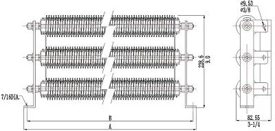 DC Load Bank Resistor Transformer Neutral Grounding Braking Resistor